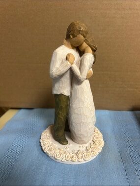 Willow Tree Cake Topper Promise- Romantic Embrace Wedding Figurine -